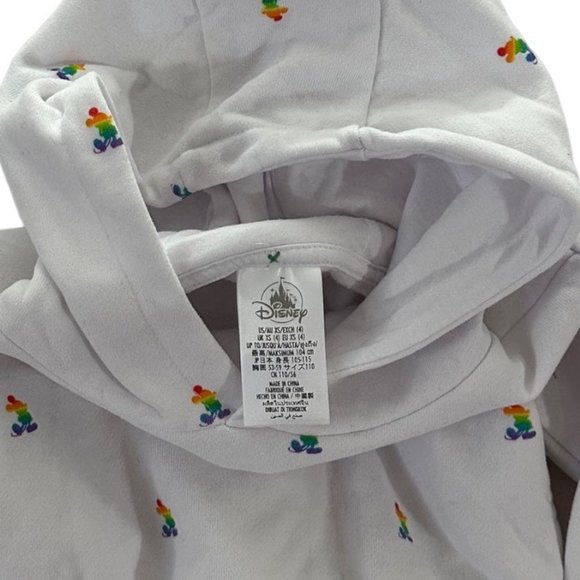 Disney Kids Pride Hoodie - Size XS 4 - Picture 4 of 4